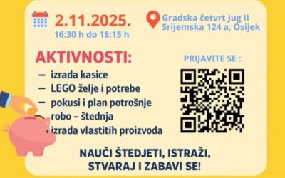 STEAM centar Osijek – radionice za Dan štednje