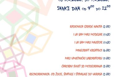 18. zima u DOMU TEHNIKE – prijave na radionice