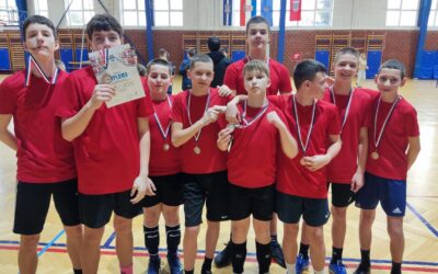 Dječaci osvojili 3.mjesto na županijskom natjecanju u odbojci!
