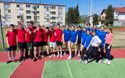 Atletičarke i atletičari 5. i 6. razreda uvjerljivi pobjednici županijskog natjecanja!