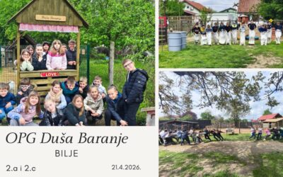 Izvanučionička nastava na OPG-u Duša Baranje u Bilju