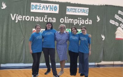 Učenice naše škole na državnom natjecanju iz vjeronauka